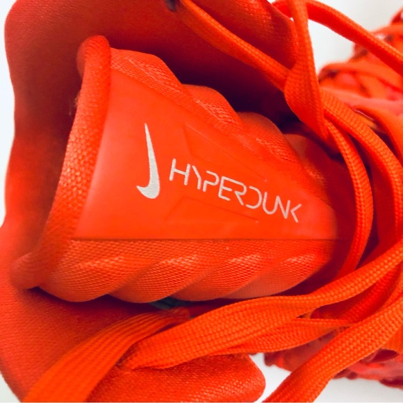 Nike - Hyperdunk 2016 TB Team Orange/Team Orange-White High-Top Sneakers - 11.5 - Picture 4 of 16